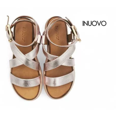 Inuovo női szandál-A96045 Metal-rose
