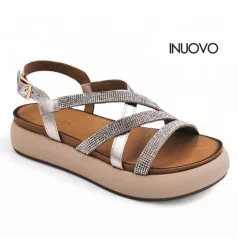Inuovo női szandál-A96051 Metal-rose