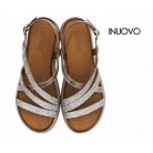 Inuovo női szandál-A96051 Metal-rose