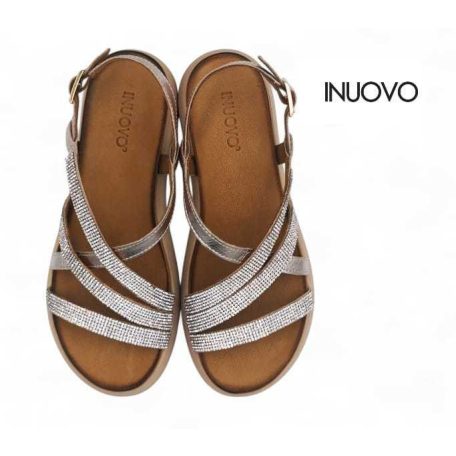 Inuovo női szandál-A96051 Metal-rose