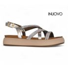 Inuovo női szandál-A96051 Metal-rose