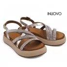 Inuovo női szandál-A96051 Metal-rose