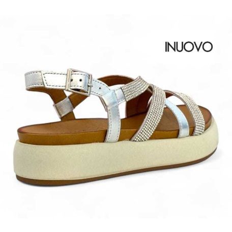 Inuovo női szandál-A96051 Silver