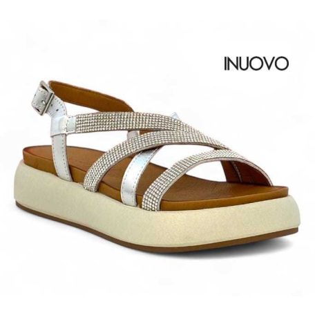 Inuovo női szandál-A96051 Silver