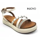 Inuovo női szandál-A96052 Crema