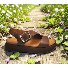 Inuovo női szandál-A96064 Praline