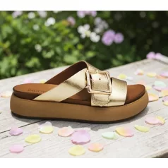 Inuovo női papucs-A96065 Gold