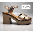 Inuovo női szandál-A97001 Metal-ash