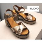 Inuovo női szandál-A97001 Metal-ash