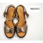 Inuovo női szandál-A97001 Metal-ash
