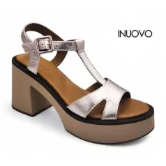 Inuovo női szandál-A97003 Metal-rose