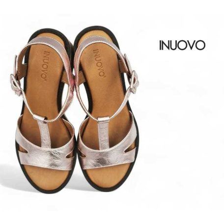 Inuovo női szandál-A97003 Metal-rose