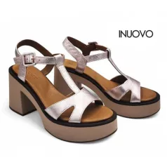 Inuovo női szandál-A97003 Metal-rose