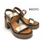 Inuovo női szandál-A97012 Metal-ash