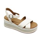 Inuovo női szandál-A98008 CreamS24