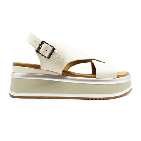 Inuovo női szandál-A98009 CreamS24