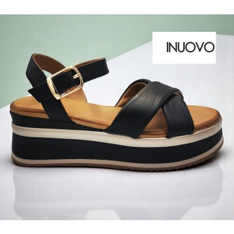 Inuovo női szandál-A98018 Black