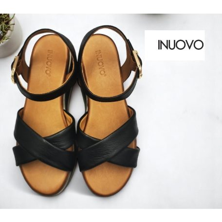 Inuovo női szandál-A98018 Black