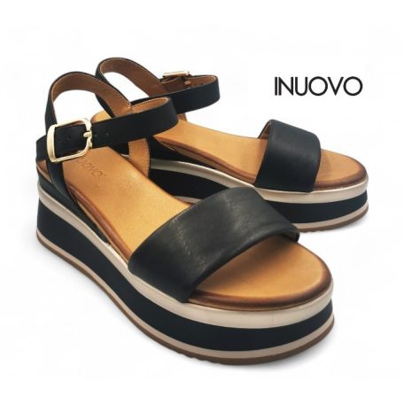 Inuovo női szandál-A98019 Black