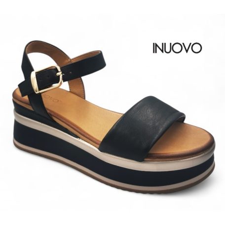 Inuovo női szandál-A98019 Black