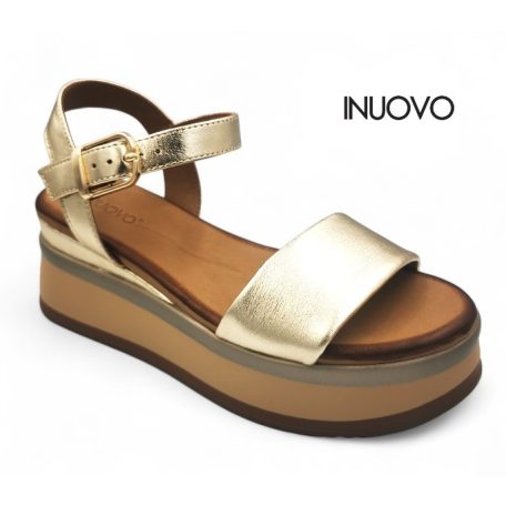 Inuovo női szandál-A98019 Gold
