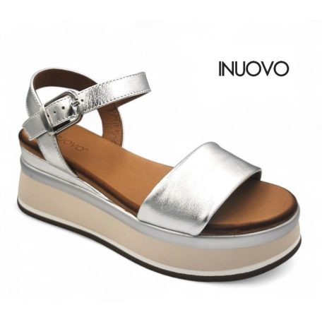 Inuovo női szandál-A98019 Silver
