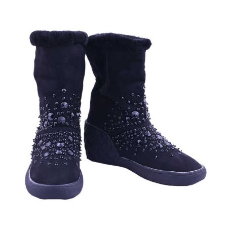 Graf n Berg női bokacsizma-B1083-G1048 Black