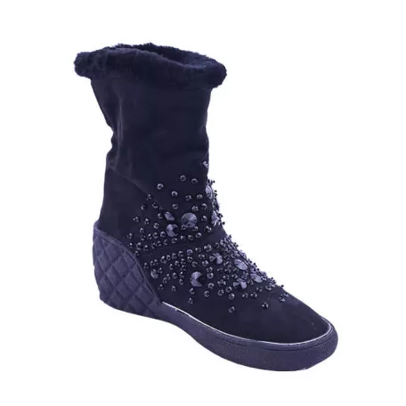 Graf n Berg női bokacsizma-B1083-G1048 Black