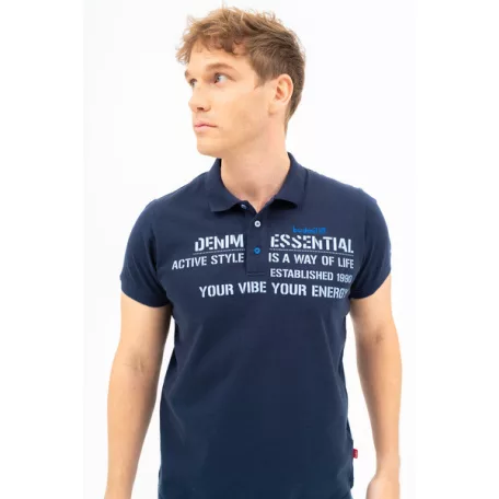 Budmil férfi Póló-Galléros póló - B20730265-002