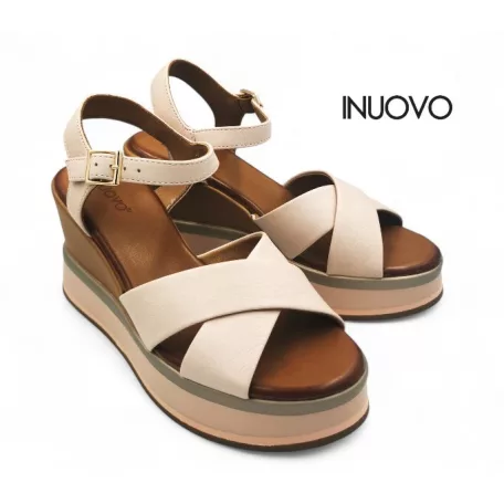 Inuovo női szandál-B37003 Blush