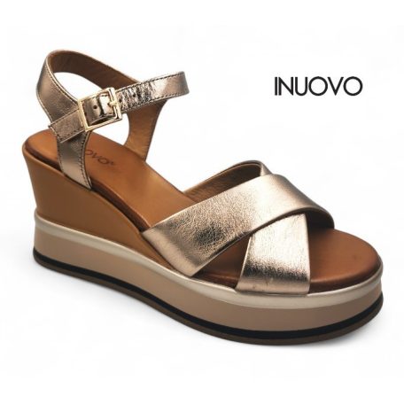 Inuovo női szandál-B37003 Metal-ash