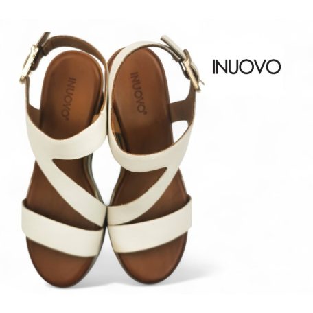 Inuovo női szandál-B37005 Crema