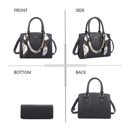 Női  táska - C-0122-Fekete 