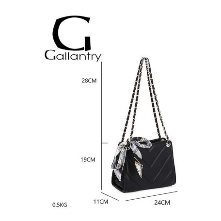 Női  táska - C-0133-Fekete 