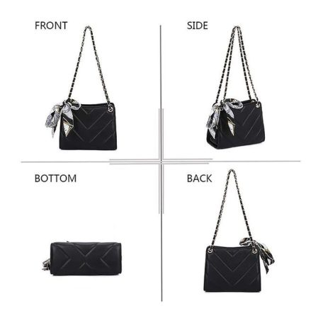 Női  táska - C-0133-Fekete 