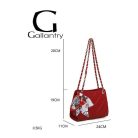 Női  táska - C-0133-Piros 