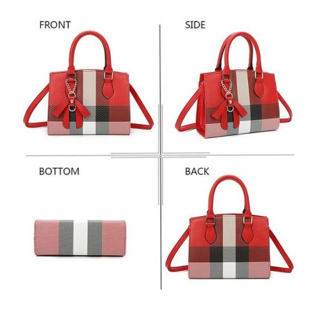 Női  táska - C-0149-1-Piros 