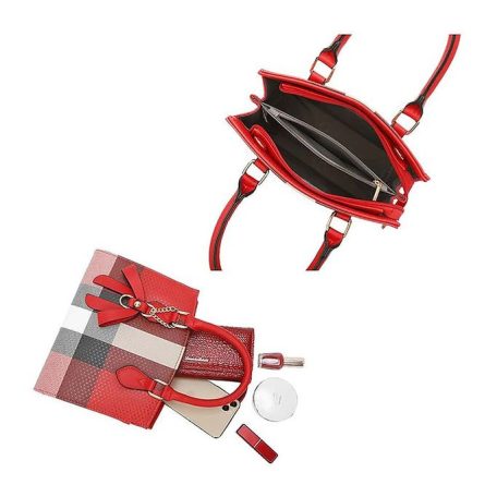 Női  táska - C-0149-1-Piros 