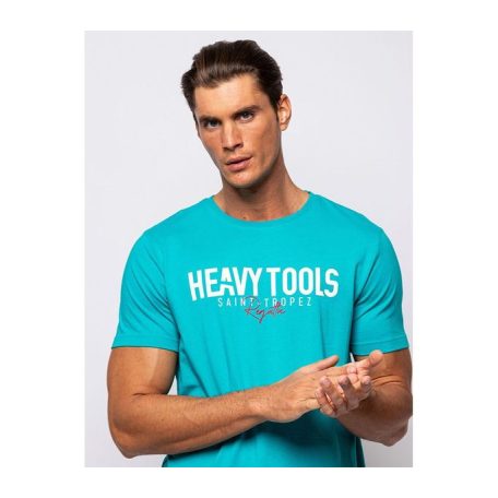 Heavy Tools férfi póló-Mescal Teal