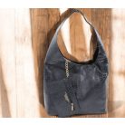 Női  táska - CUIR-01257 Black 