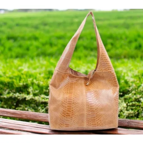 Női  táska - CUIR-01257 Brown 