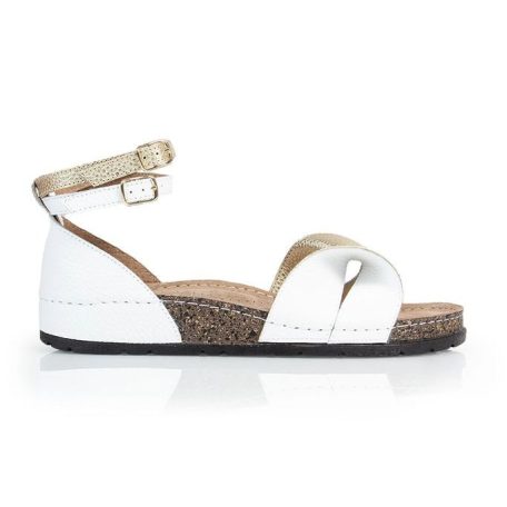 Batz női szandál-City Day Gold-wh