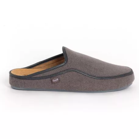 Scholl férfi papucs-Brandy szürke - F308531029