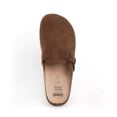 Scholl férfi papucs-Inverness Man barna - F308951011