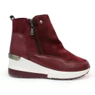 Fashion Shoes női bokacsizma-FS-A2010 Wine
