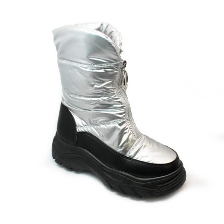 Fashion Shoes női csizma-FS-A2029 Silver