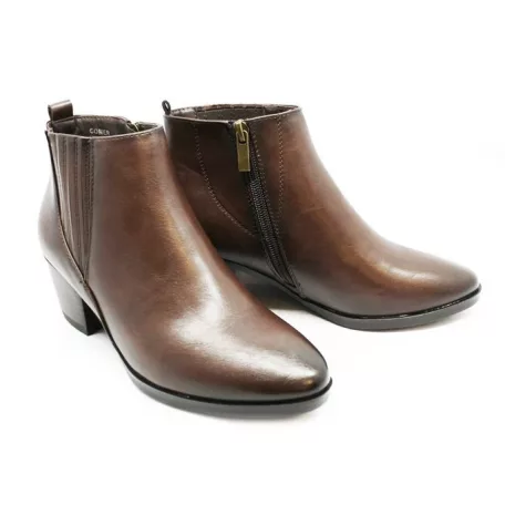 Fashion Shoes női bokacsizma-FS-YCC20 Brown