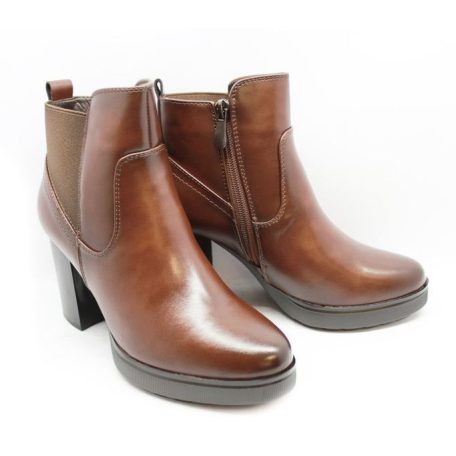 Fashion Shoes női bokacsizma-FS-YCC21 Brown