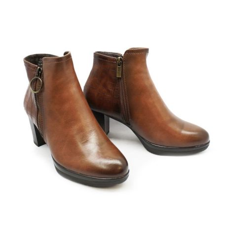 Fashion Shoes női bokacsizma-FS-YCC66 Camel