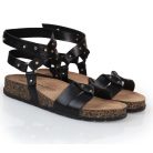 Batz Női szandál-Gladiator Fekete